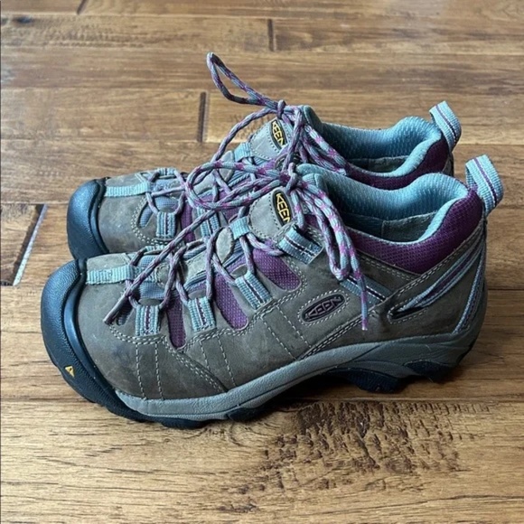 Keen Detroit XT Waterproof Steel Toe Work Boots Brown Leather Womens Size 7.5 - Picture 6 of 10